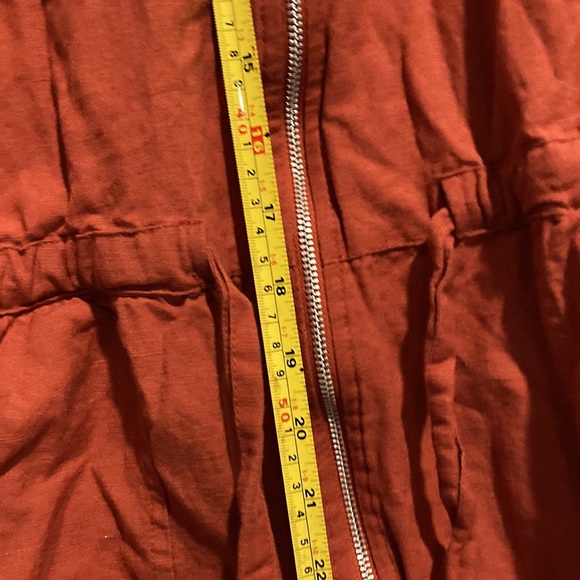 Charlotte Russe Burnt Orange Zip Up Jumper/Romper Size Small - Picture 14 of 16